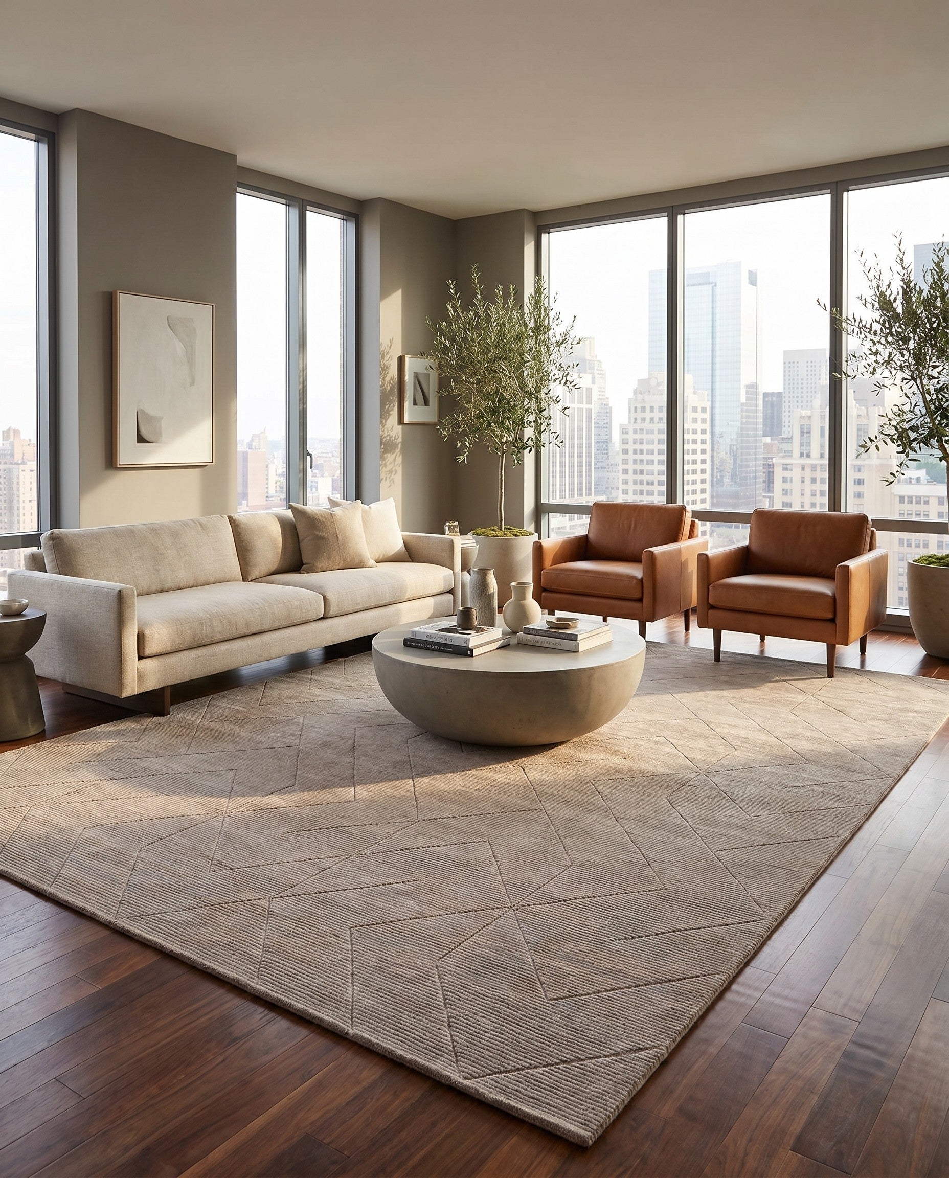 10' x 13' 1 WoolCraft Geometric Rug