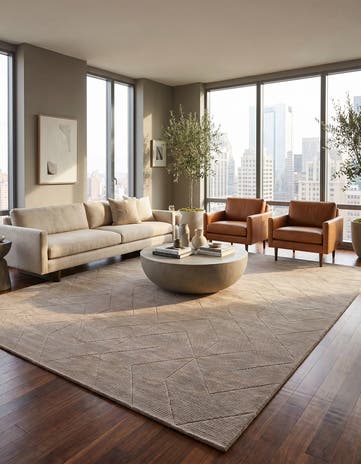 10' x 13' 1 WoolCraft Geometric Rug