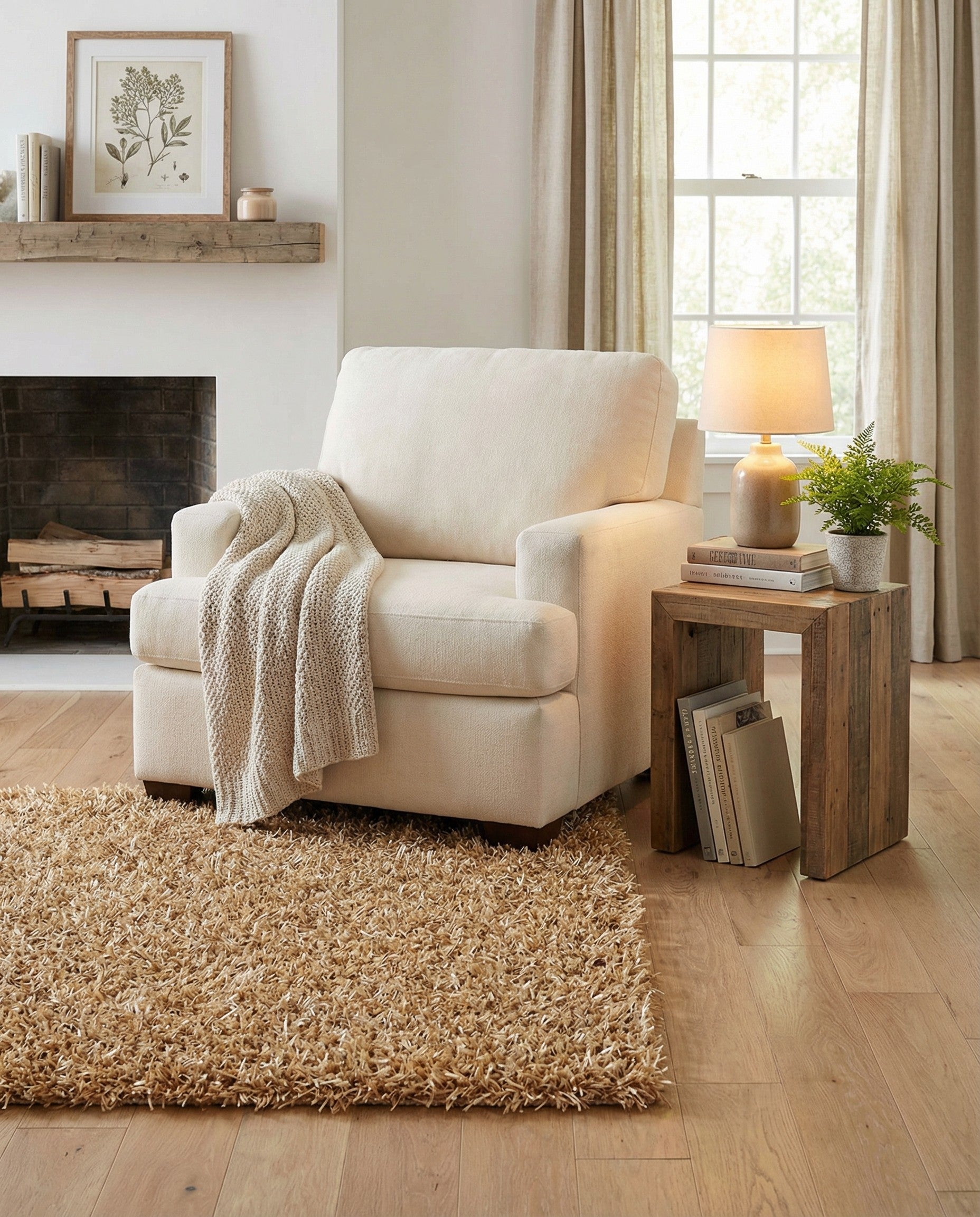 2' 7 x 4' 8 Hand Knotted Solid Shag Oriental Rug