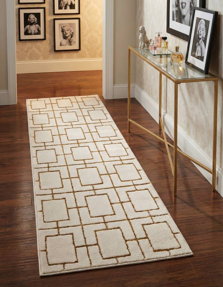 Detail image of 2' x 6' Marilyn Monroe&trade; Glam Deco Runner Rug