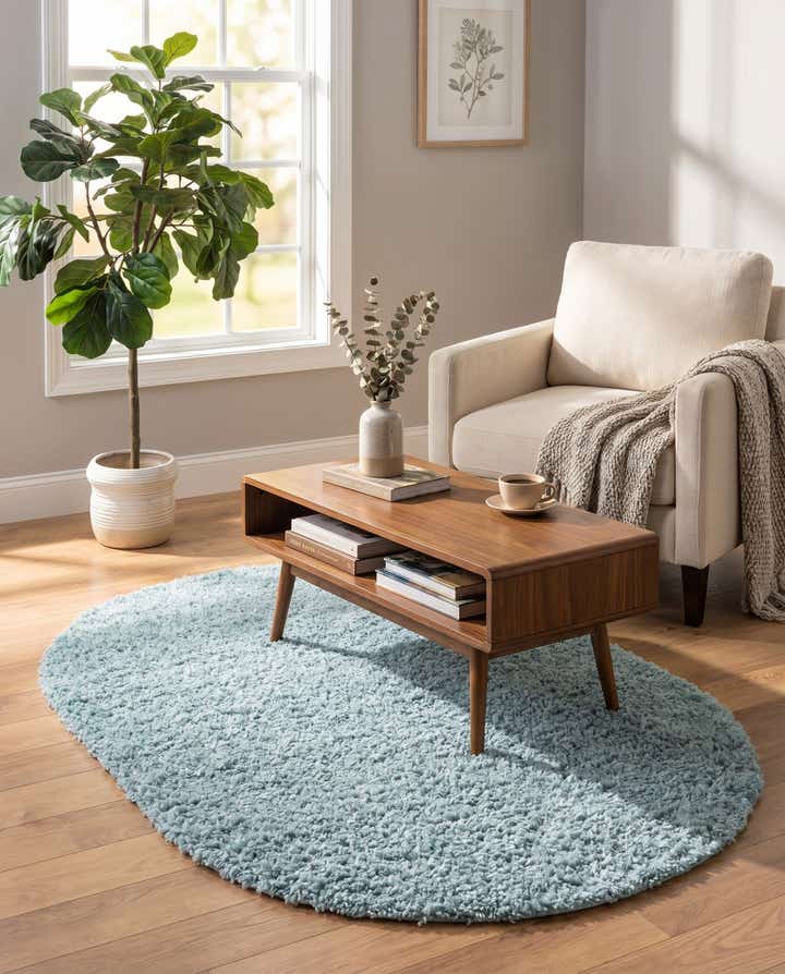 3' x 5' 3 Zermatt Shag Oval Rug