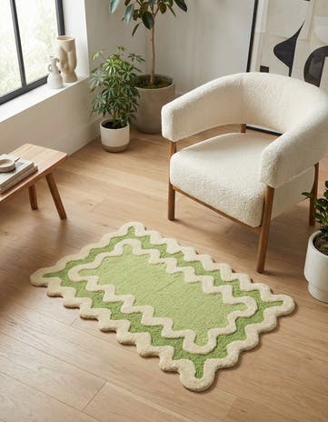 2' x 3' 1 Happy Rugs Wiggles Wool