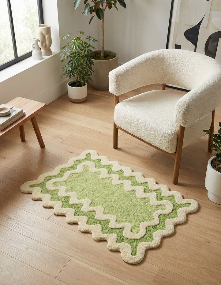 2' x 3' 1 Happy Rugs Wiggles Wool