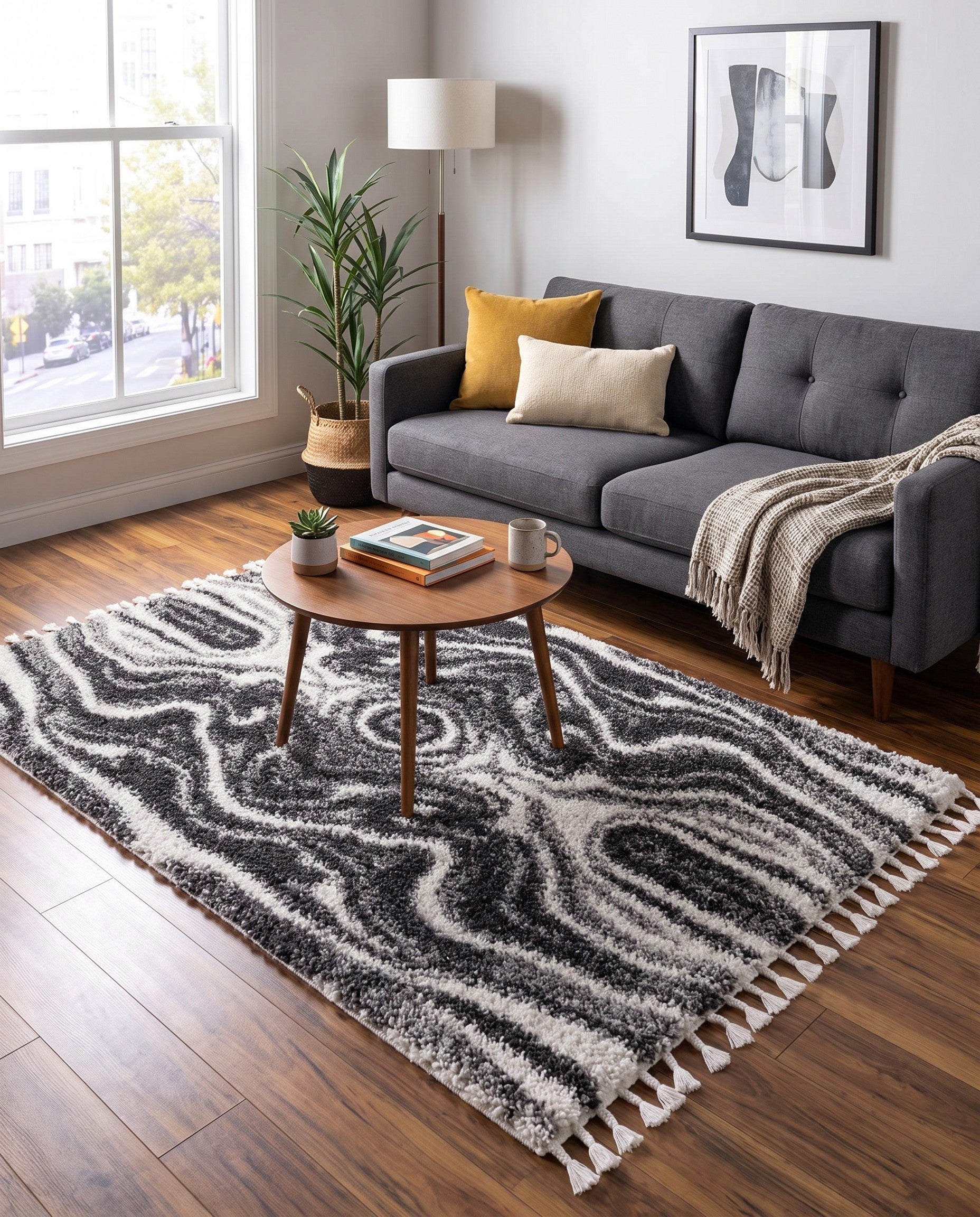 3' 3 x 5' 3 Lagom Shag Rug