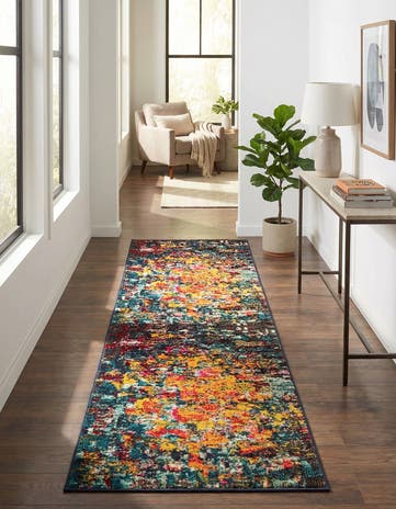2' 2 x 6' 9 Washable Hyacinth Runner Rug