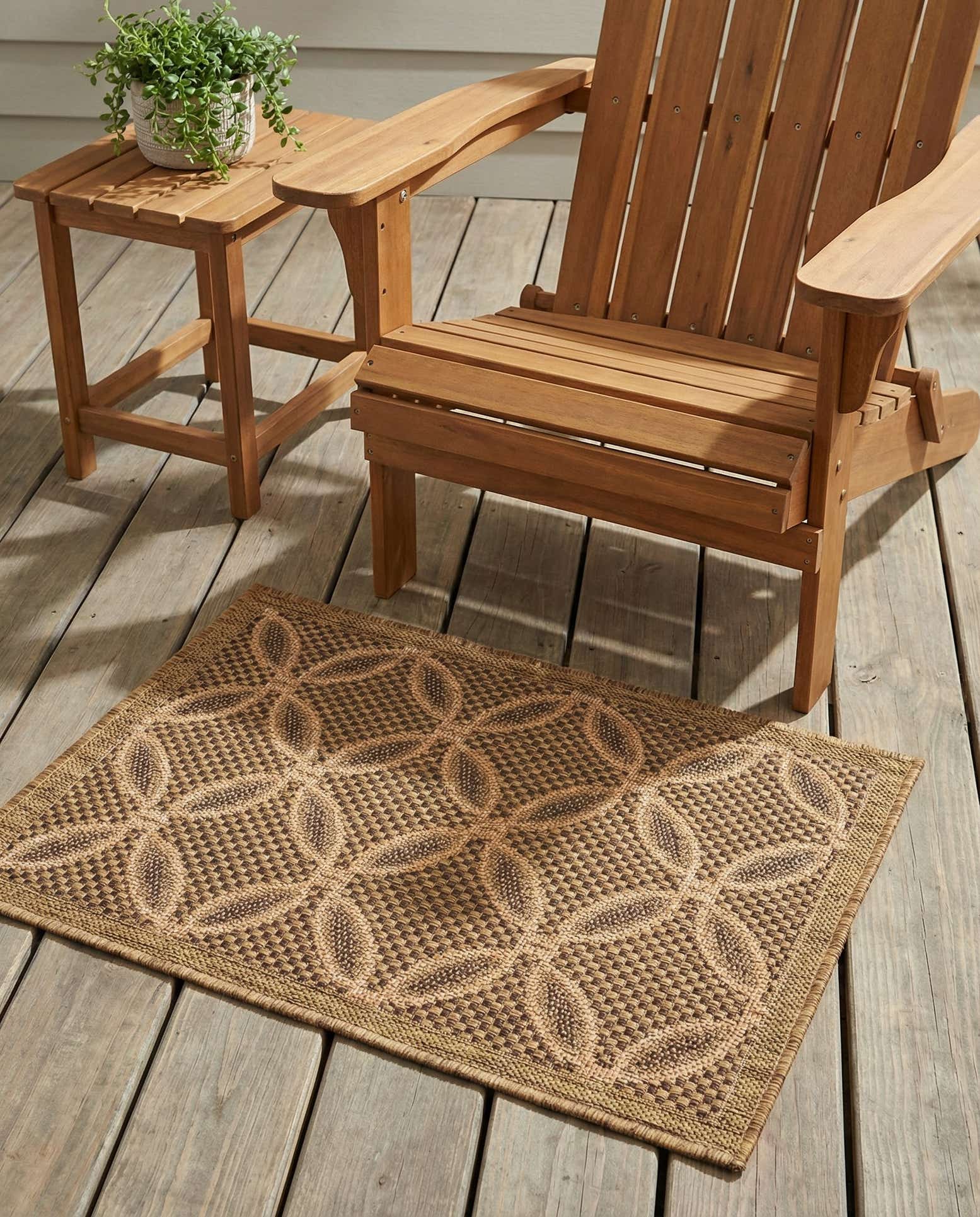 2' 2 x 3' Easy-Clean Trellis Indoor / Outdoor Rug