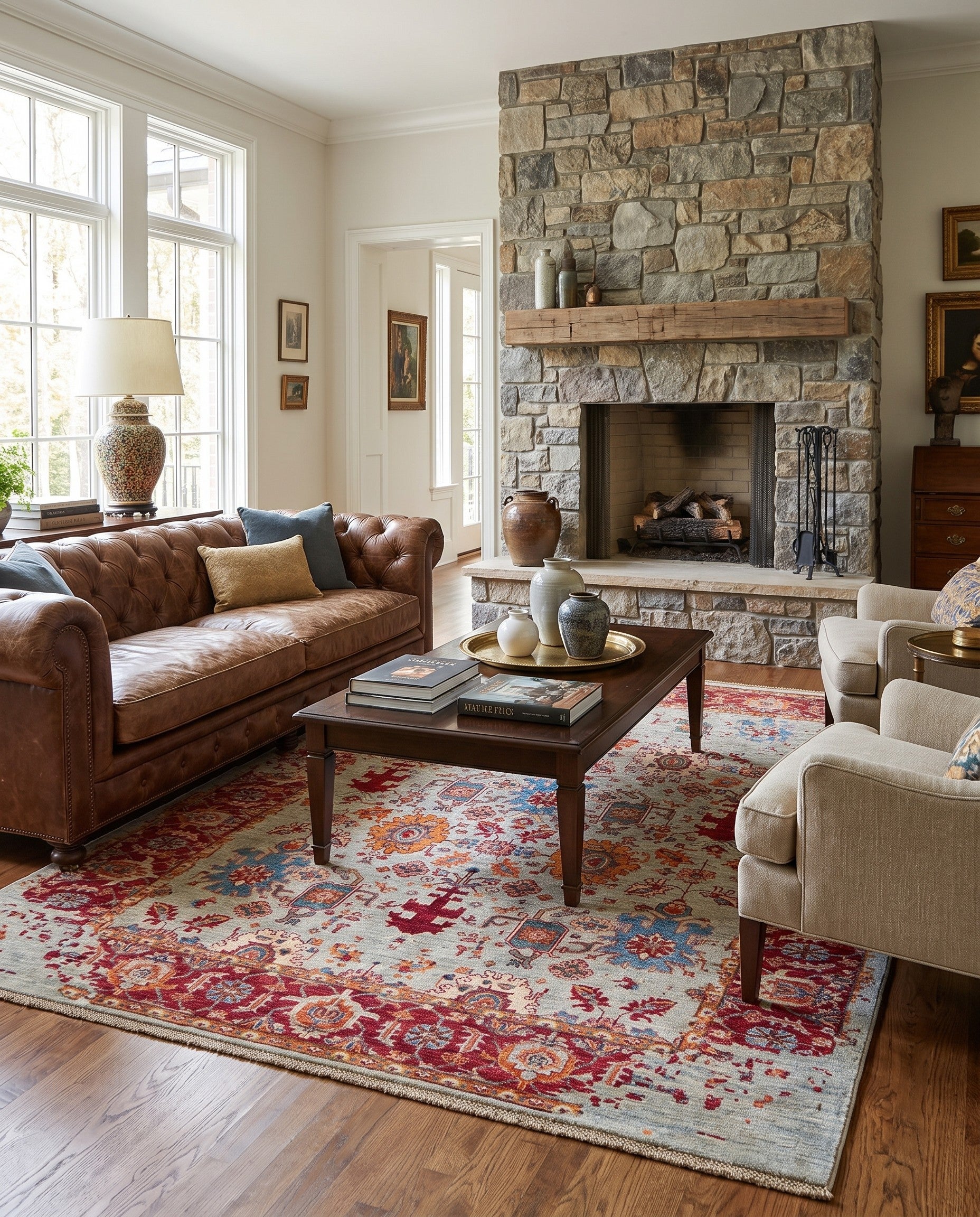 5' 11 x 8' 1 Hand Knotted Ariana Ziegler Rug