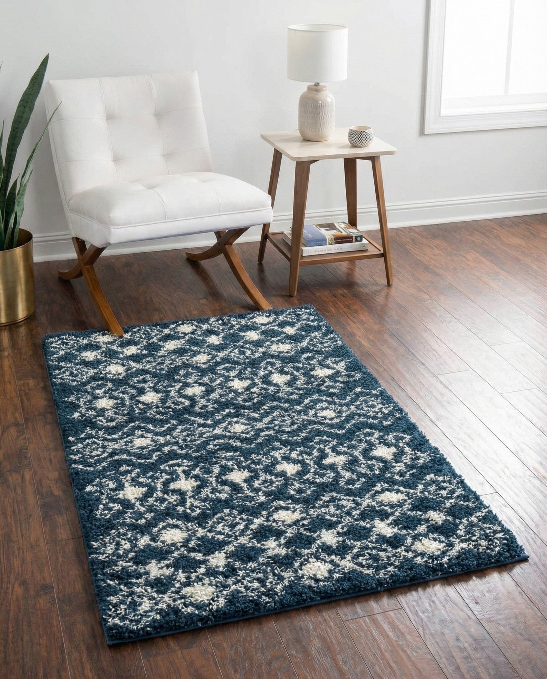 3' x 5' 3 Moroccan Trellis Shag Rug