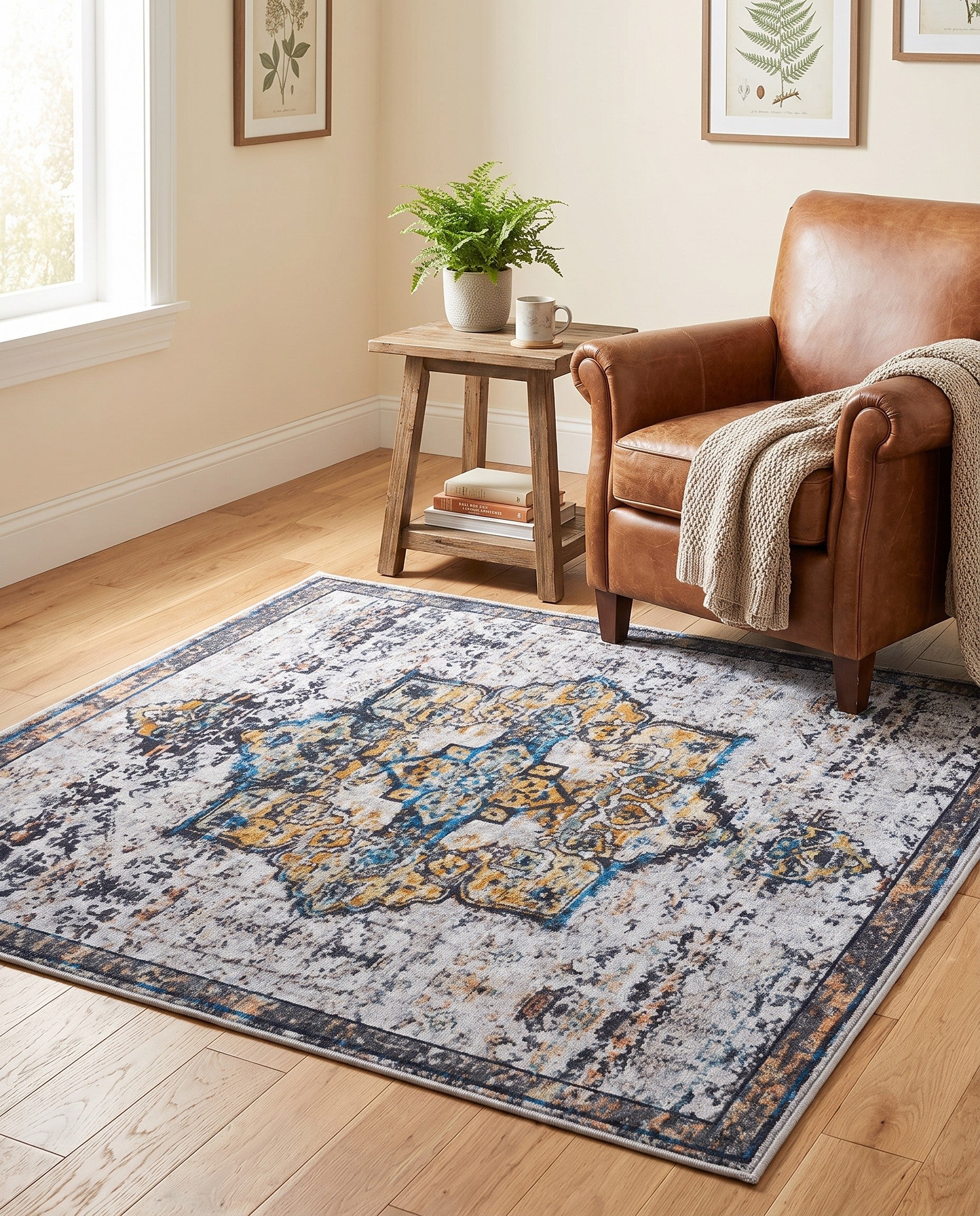 4' x 4' Francesca Square Rug