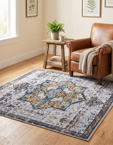 4' x 4' Francesca Square Rug