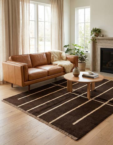5' 7 x 7' 11 Hand Knotted Moroccan Wool Rug