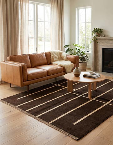 5' 7 x 7' 11 Hand Knotted Moroccan Wool Rug