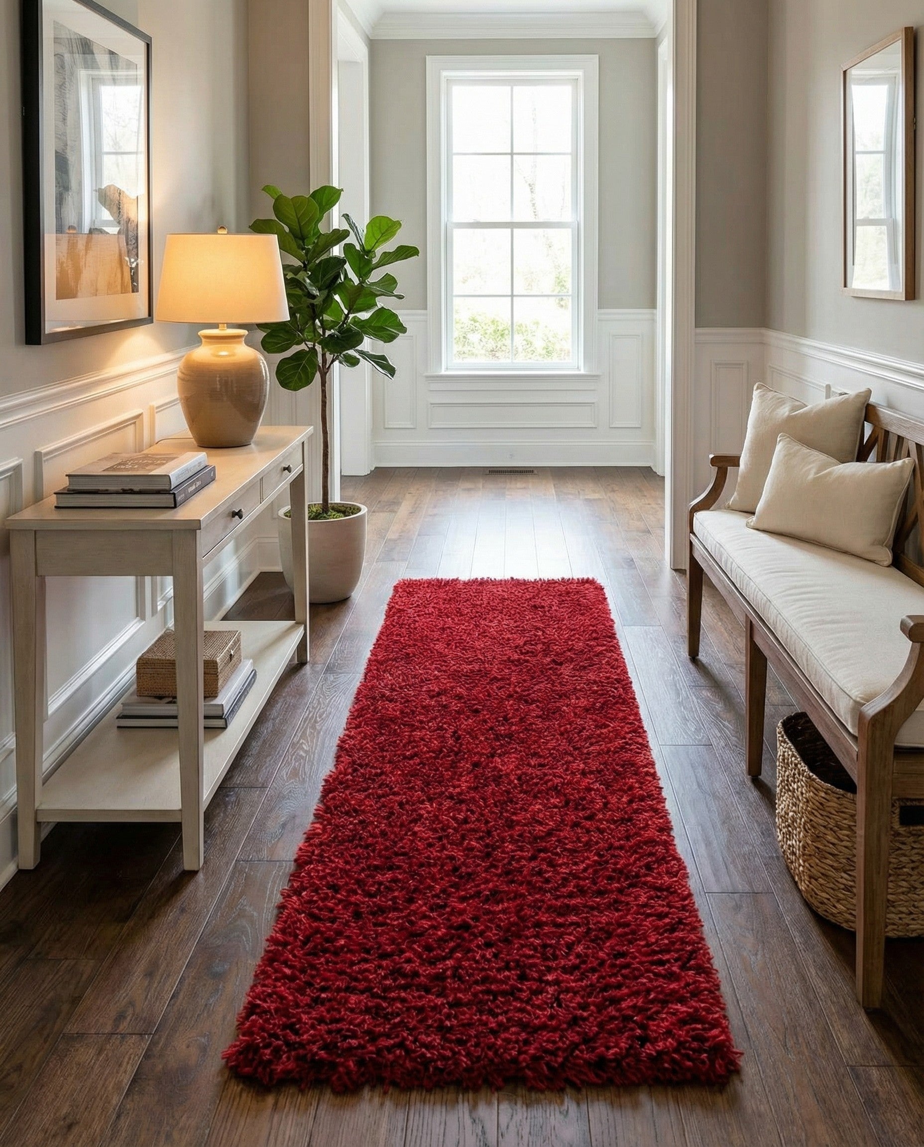 2' x 6' 5 Infinity Shag Runner Rug