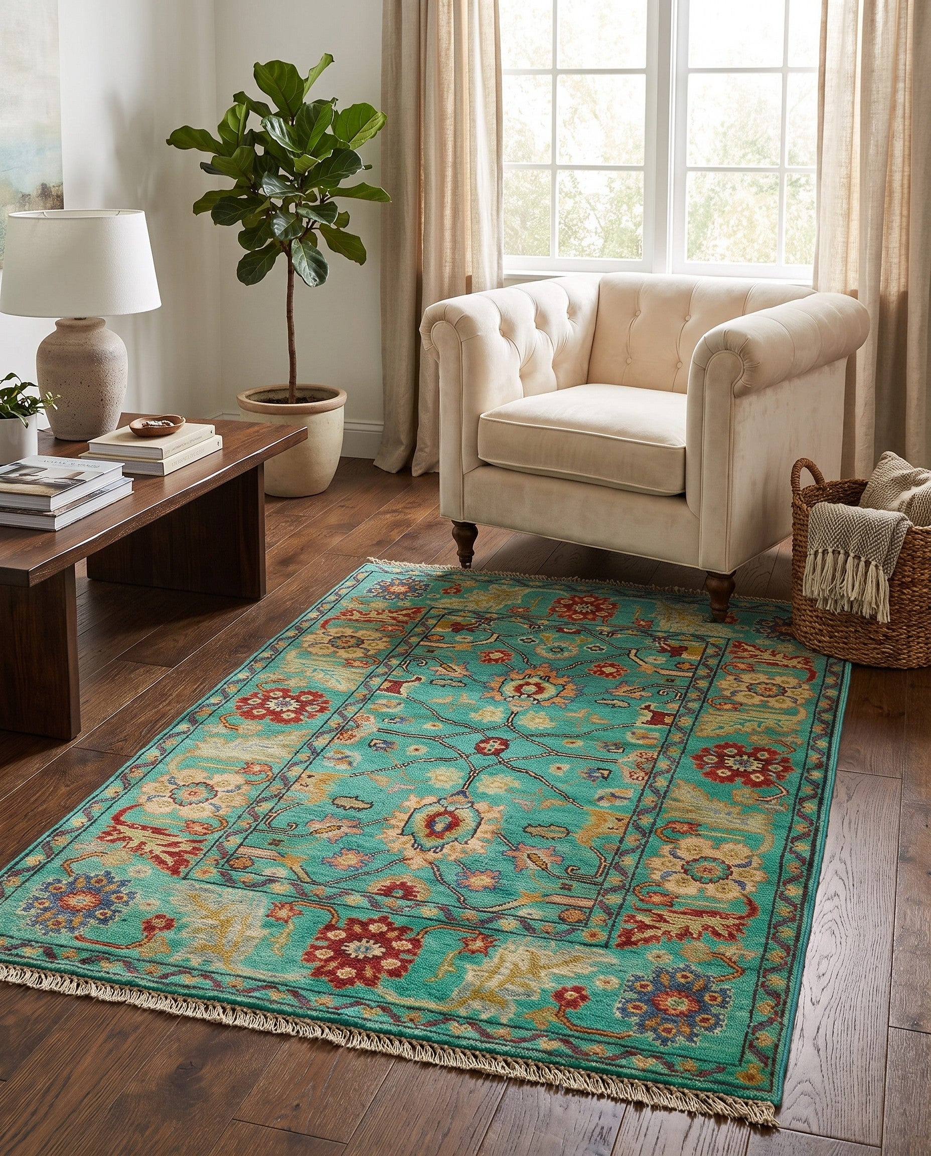 3' 3 x 5' Hand Knotted Kazak Rug