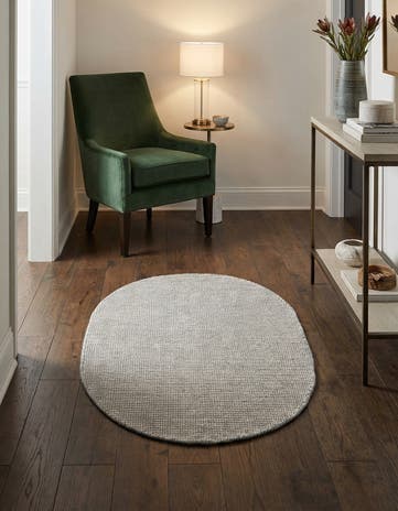 2' x 3' 1 Hand Woven Jill Zarin English Manor Wool Oval Rug