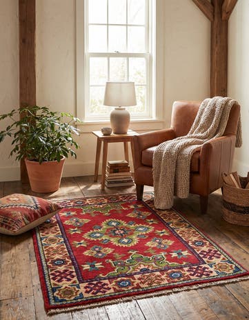 2' x 3' Hand Knotted Kazak Rug