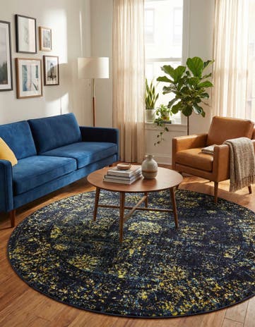 7' x 7' Monte Carlo Round Rug