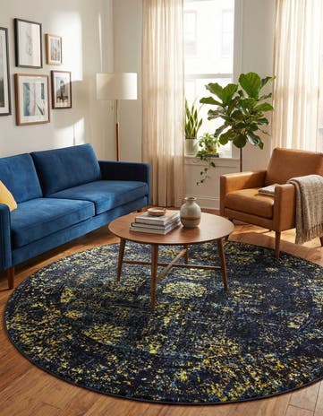 7' x 7' Monte Carlo Round Rug