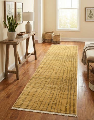 Cream Kashkuli Gabbeh Runner Rug