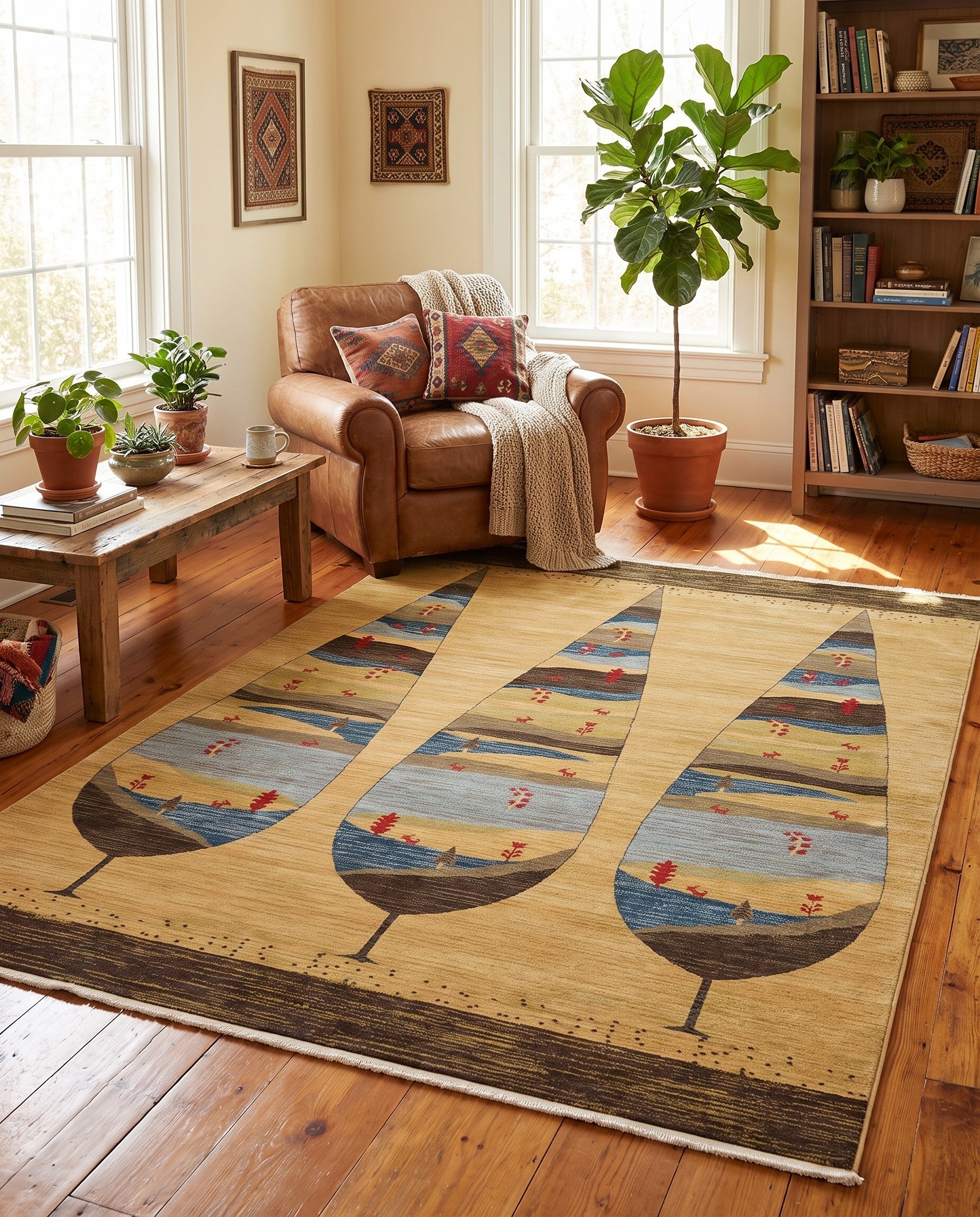 215cm x 305cm Kashkuli Gabbeh Rug