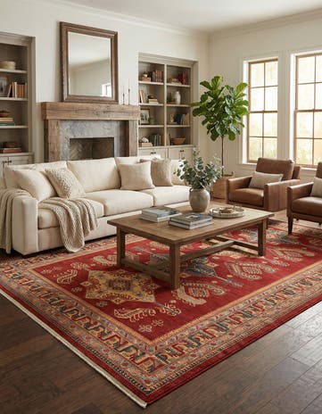 Red Serapi Rug