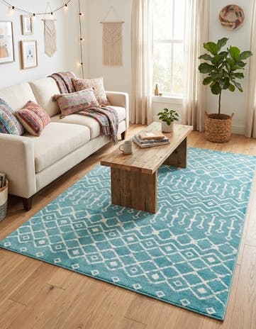 5' 3 x 8' Kasbah Trellis Rug