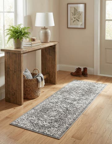 Gray Boston Runner Rug