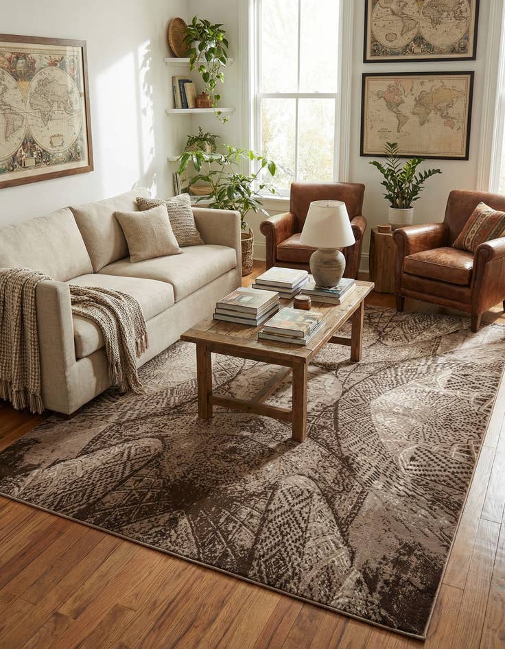 Detail image of 7' 10 x 10' Monte Carlo Rug