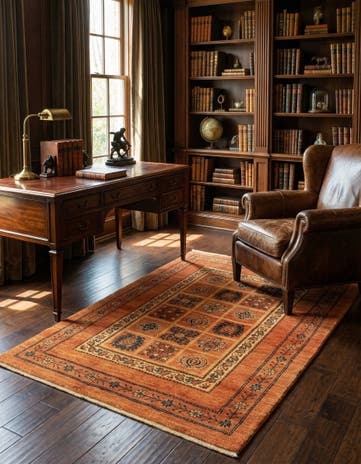 3' 7 x 4' 11 Kashkuli Wool Rug