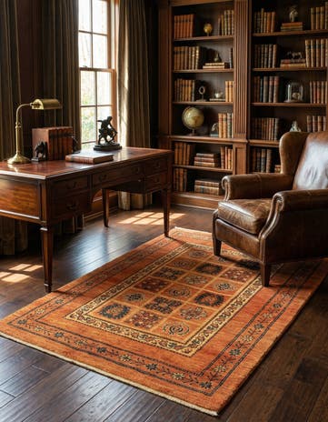 3' 7 x 4' 11 Kashkuli Wool Rug
