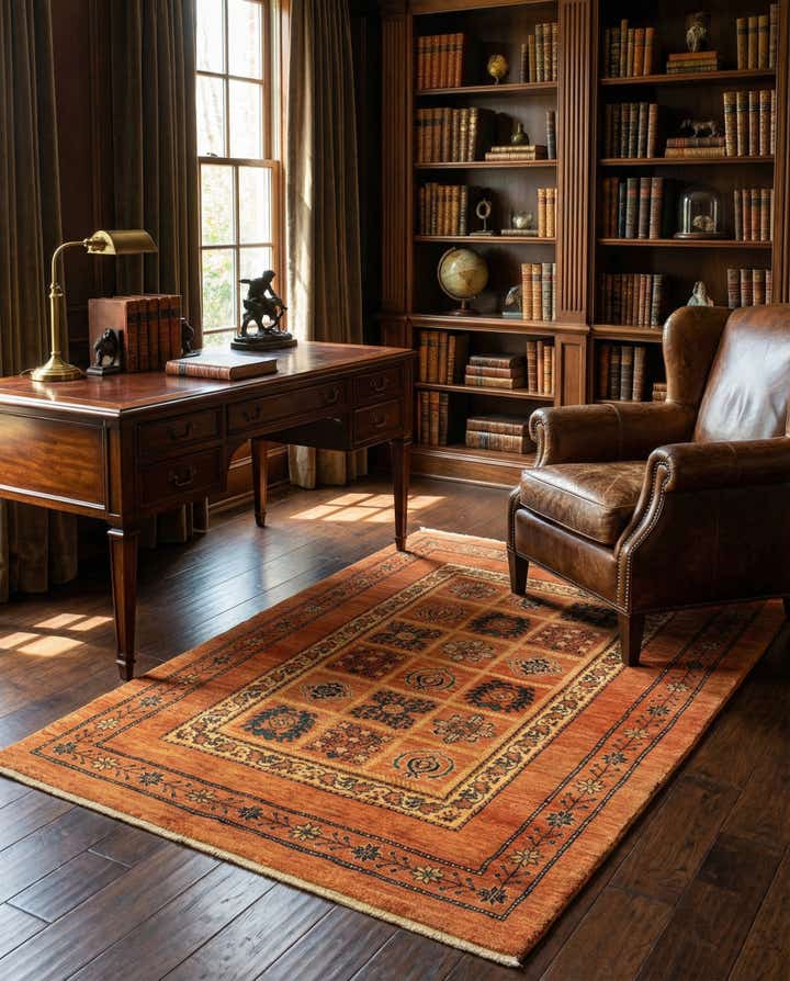 3' 7 x 4' 11 Kashkuli Wool Rug