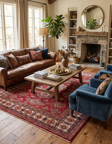 8' 5 x 10' 1 Hand Knotted Kazak Rug