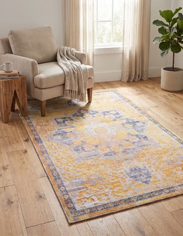 3' 3 x 5' 3 Washable Francesca Rug