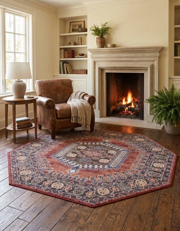 6' x 6' Arcadia Octagon Rug