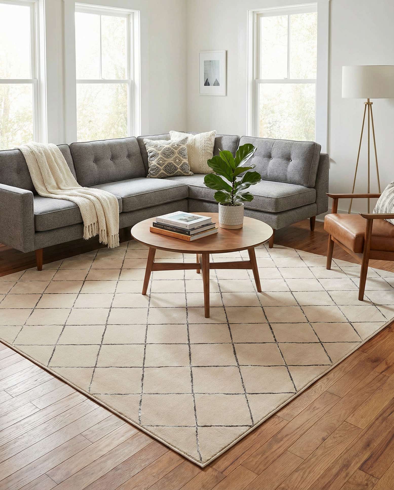 10' x 10' Vogue Geo Square Rug