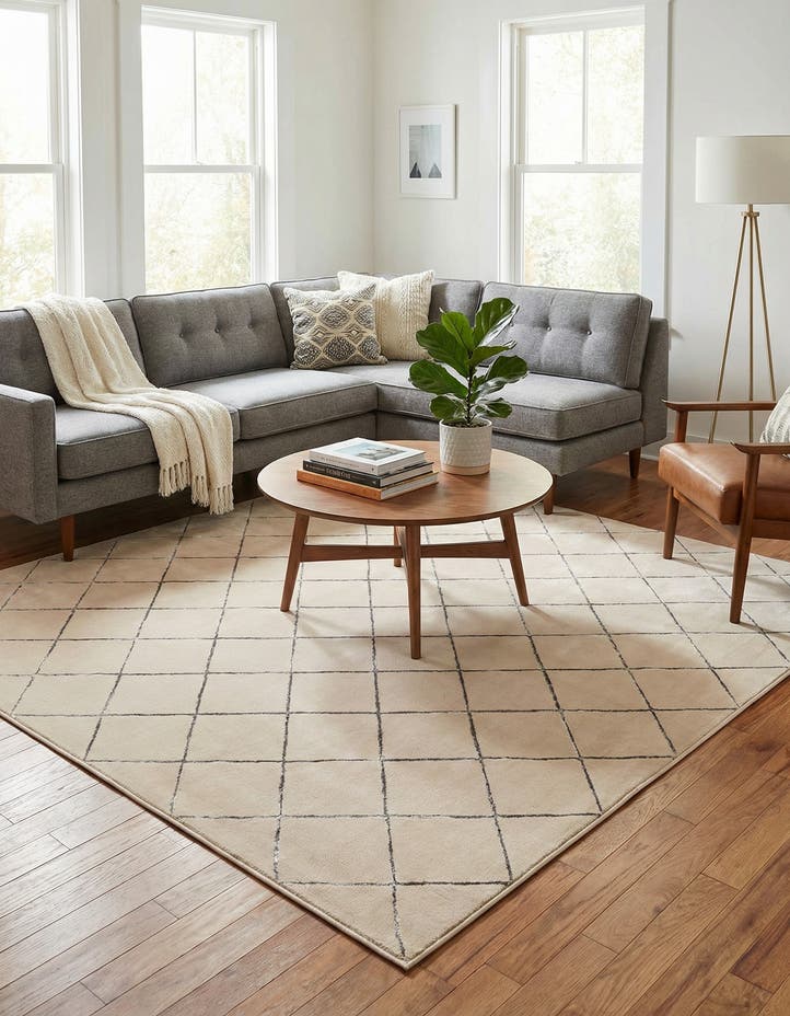 10' x 10' Vogue Geo Square Rug