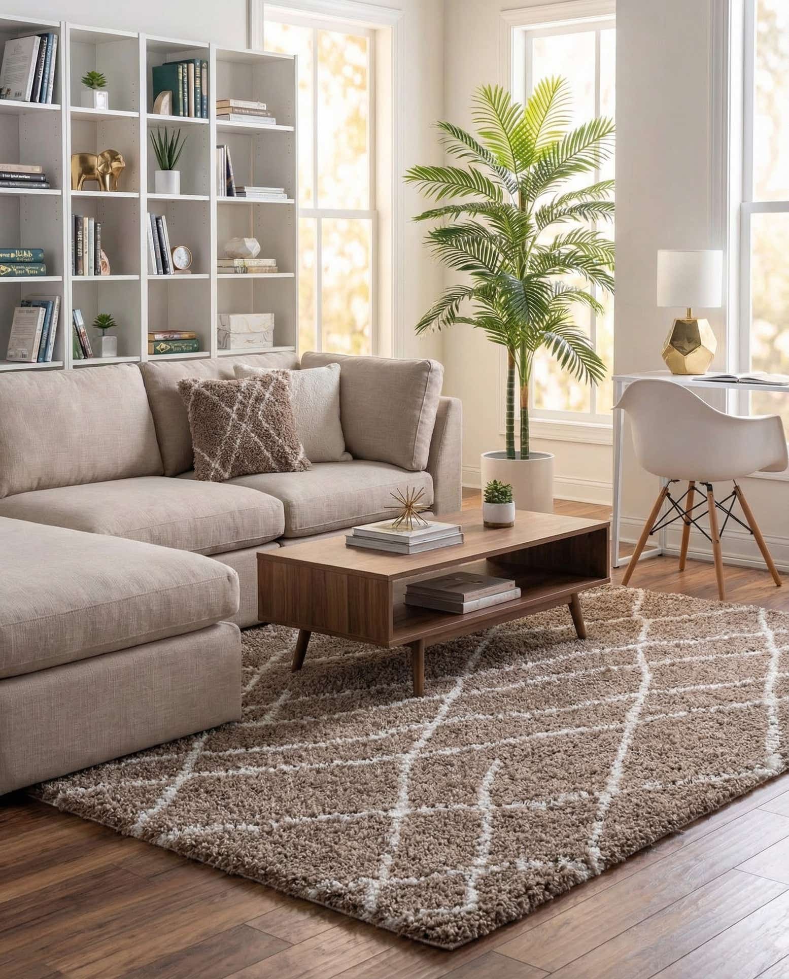 9' 10 x 13' Soft Touch Shag Rug