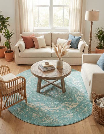 7' 10 x 7' 10 Arlington Round Rug