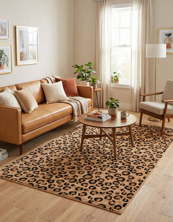 Detail image of 5' 3 x 8' Safari Rug