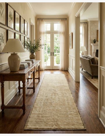 2' 7 x 10' 1 Hand Knotted Oushak Wool Runner Rug