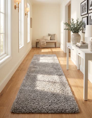 2' 7 x 16' 5 Zermatt Shag Runner Rug