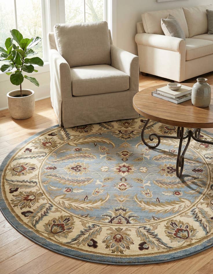 Detail image of 7' 10 x 7' 10 Aditi Round Rug