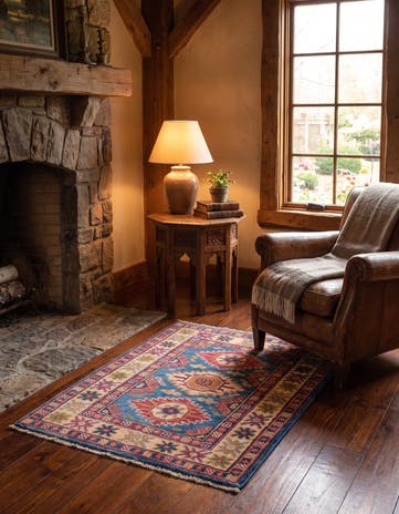 2' 1 x 2' 10 Hand Knotted Kazak Rug