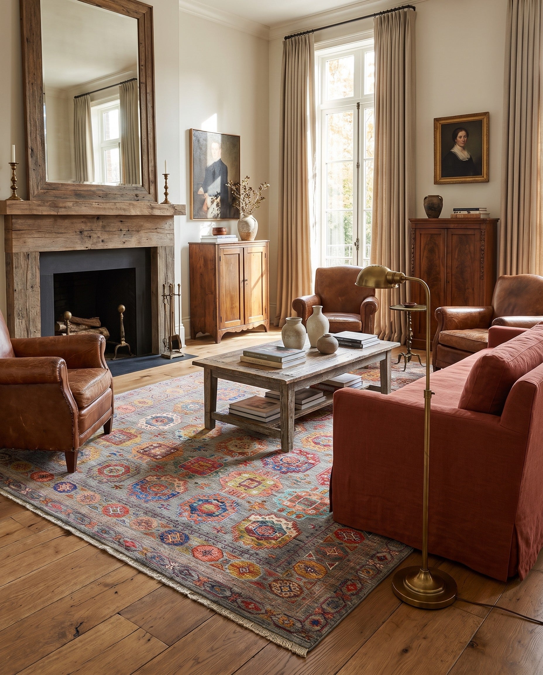 7' x 10' 2 Hand Knotted Ariana Ziegler Rug