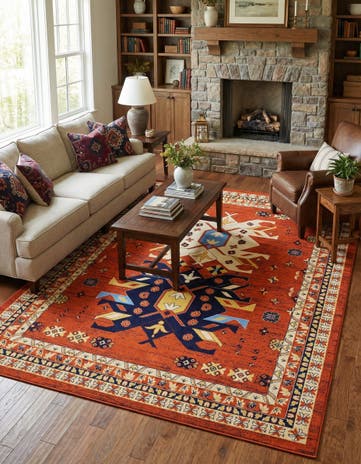 7' 10 x 10' Heris Rug
