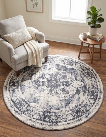 5' x 5' Monte Carlo Round Rug