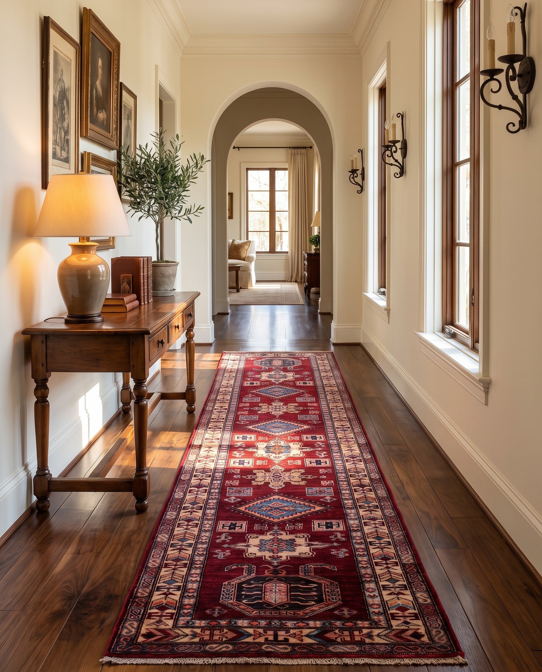 2' 10 x 11' 10 Hand Knotted Kazak Runner Rug