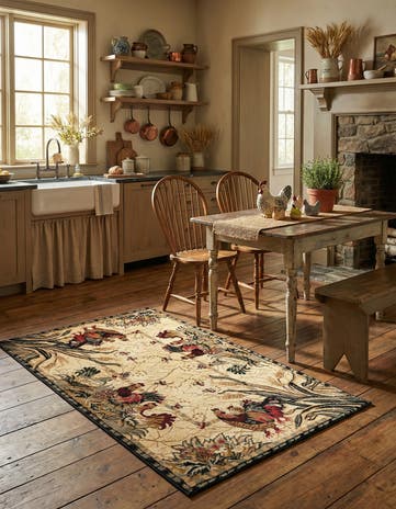3' x 5' 3 Pastoral Rug