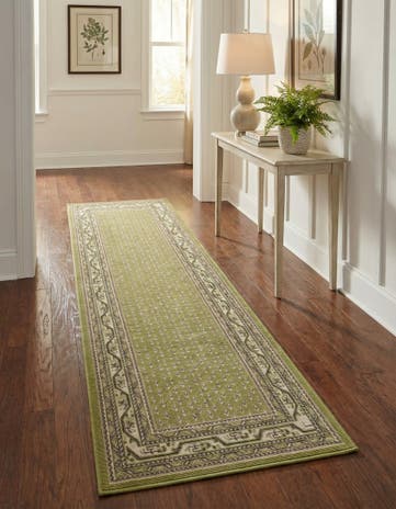 Green SoHo Runner Rug