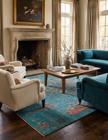 5' 10 x 8' Hand Knotted Ariana Ziegler Rug